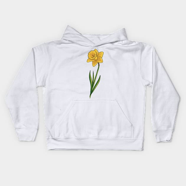 Daffodil Kids Hoodie by Reeseworks